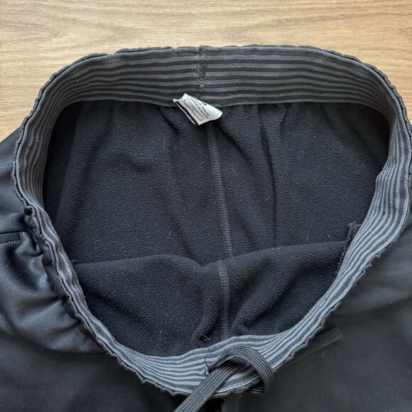 Nike Sweatpants Womens Size L Black Fleece Loose Straight Leg Baggy Pants - Picture 4 of 8